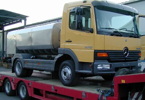 Massgefertigter Lastwagen-Tank für Milchtransporte